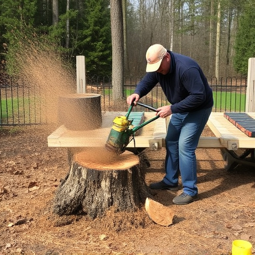 stump grinding