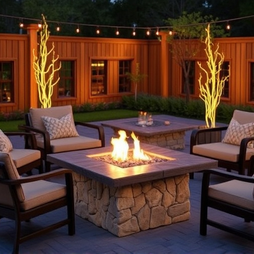 outdoor fire tables
