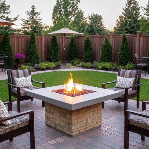 outdoor fire tables