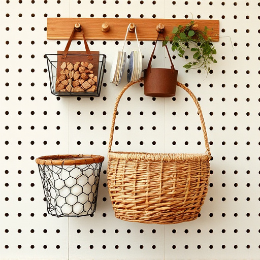 pegboard baskets
