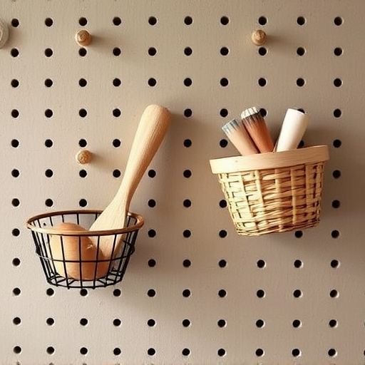 pegboard baskets
