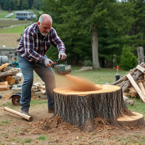 stump grinding