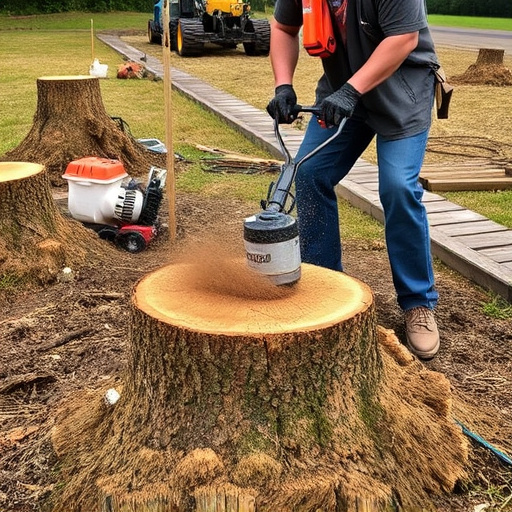 stump grinding