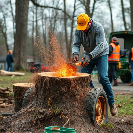 stump grinding