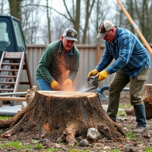 stump grinding