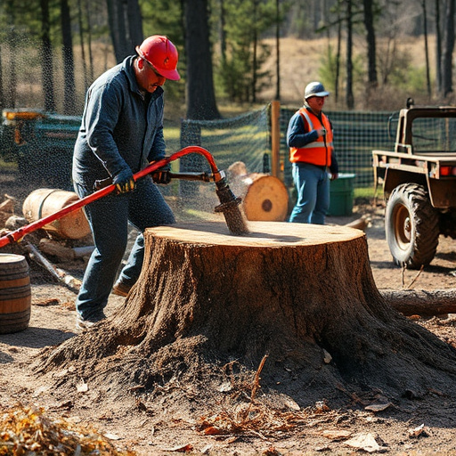 stump grinding