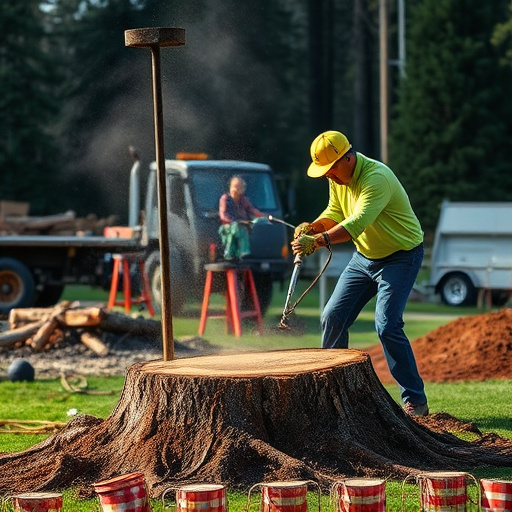 stump grinding